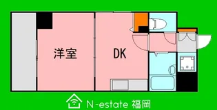 福岡県福岡市西区姪の浜4【マンション】の間取り