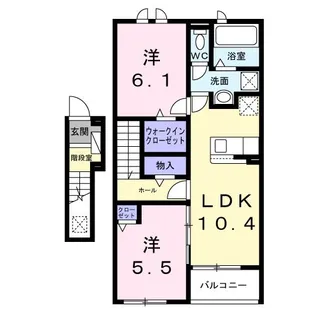 アンフィニ【2階】の間取り