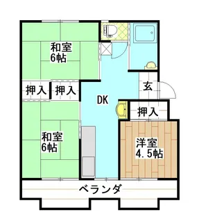 山惣レジデンス【3階】の間取り