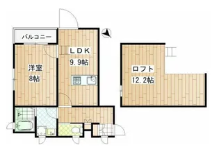 ブロケードグレース【3階】の間取り