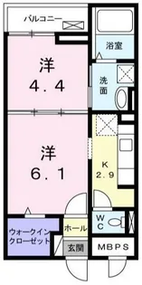 メゾン オノ デ ペーシェ【1階】の間取り