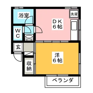 田島コーポ【2階】の間取り