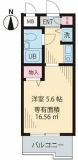 ジョイフル新丸子第2【3階】の間取り