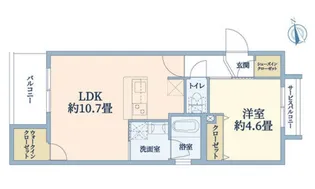 大阪府大阪市都島区都島中通3【マンション】の間取り