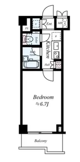 ルーブル多摩川六番館【2階】の間取り