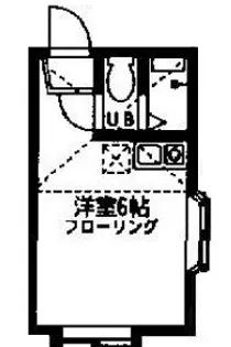 ユナイト小机アリシアの瞳【2階】の間取り