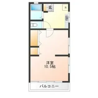 コーポアスペン A【1階】の間取り