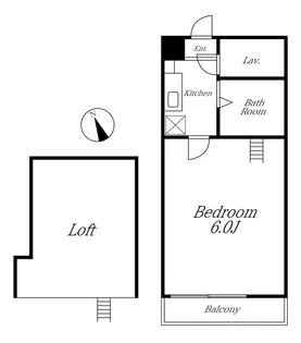 ロッシェル南台第6【2階】の間取り