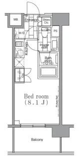 東京都品川区西五反田3【マンション】の間取り