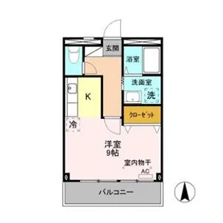 長野県長野市平林2【アパート】の間取り