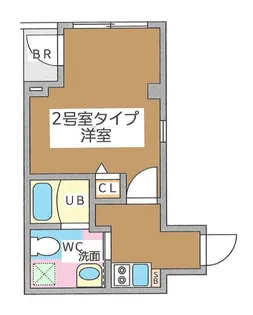 リベルタ銀座イースト【7階】の間取り