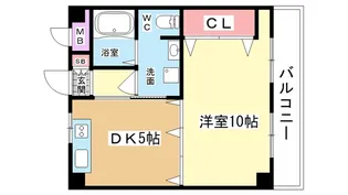 大阪府豊中市服部南町2【マンション】の間取り