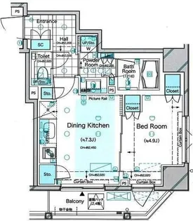 ドゥーエ三田【3階】の間取り