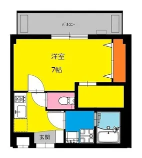 b’CASA浅草イースト【3階】の間取り