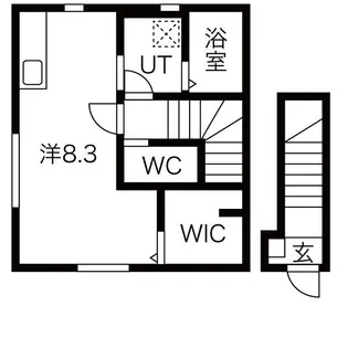 パルテール【2階】の間取り