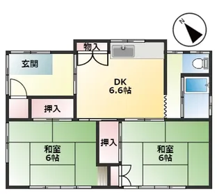 静岡県伊東市玖須美元和田【一戸建】の間取り