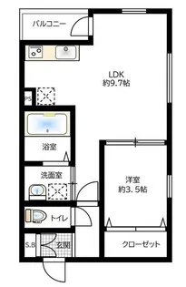 アールマンション【3階】の間取り