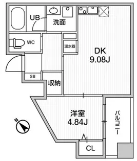 ドゥーエ東高円寺【2階】の間取り