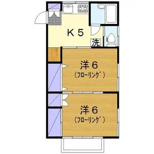 みつるハイツ【2階】の間取り