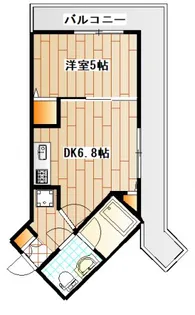 クレドメゾン東神奈川【1階】の間取り