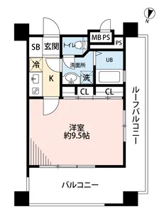 サヴォイテンジンクォーター【14階】の間取り