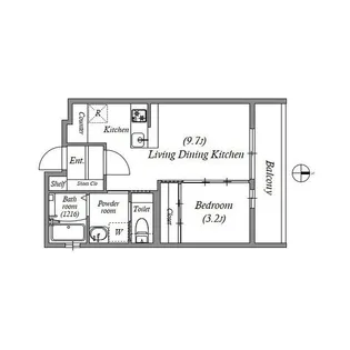 アドバンス京都リエートII【5階】の間取り