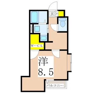 鹿児島県鹿児島市荒田2【マンション】の間取り