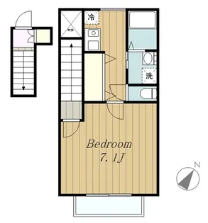 アムールYuki【2階】の間取り