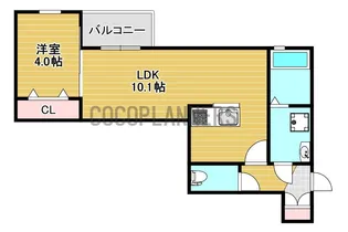 グレイスコート熊本学園大学東【3階】の間取り