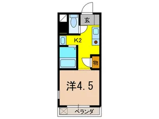 アイリス甲東園【4階】の間取り