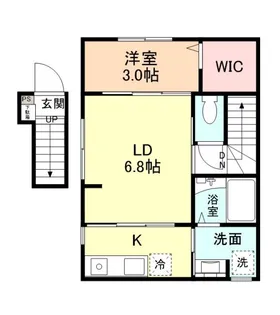 INTEGRAL羽広【2階】の間取り
