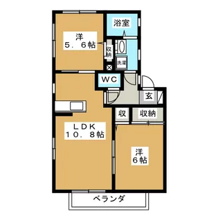 ディアスナオエ【1階】の間取り