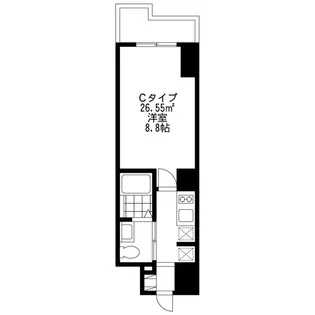 SIDE One【9階】の間取り