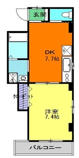 千葉県習志野市谷津1【マンション】の間取り
