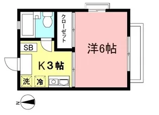 パークサイドテラス【2階】の間取り