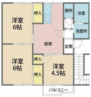 神奈川県相模原市中央区上矢部2【アパート】の間取り