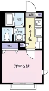 サニーハウスB【2階】の間取り