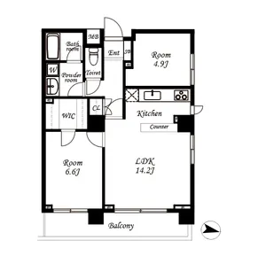 インペリアル代々木の杜【3階】の間取り
