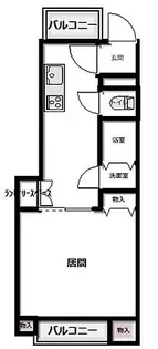東京都渋谷区神宮前2【マンション】の間取り