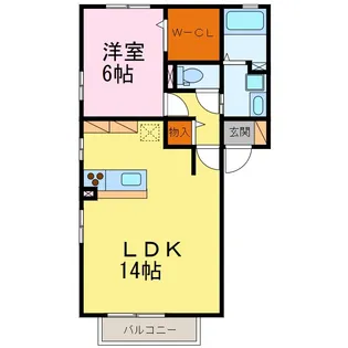 プルミエ【2階】の間取り