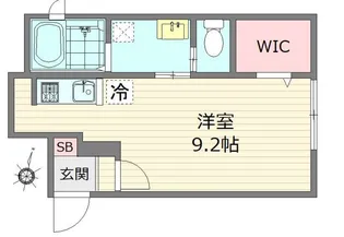 THE MAHALO【1階】の間取り