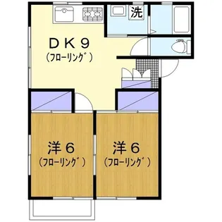 エスポワール【2階】の間取り
