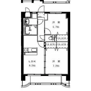 ユーミー新城【2階】の間取り