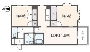 プレパルク【3階】の間取り