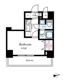 ドルチェ日暮里弐番館【8階】の間取り