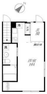 Dreamia千歳烏山【1階】の間取り