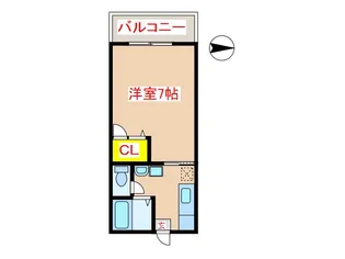 パールハイツ A棟【1階】の間取り