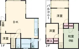 東京都日野市程久保1【一戸建】の間取り