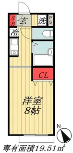 COLOR若宮【3階】の間取り