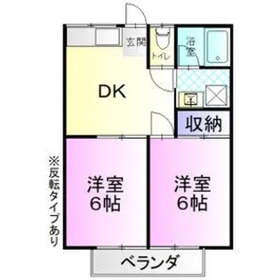 コーポ並木3【2階】の間取り